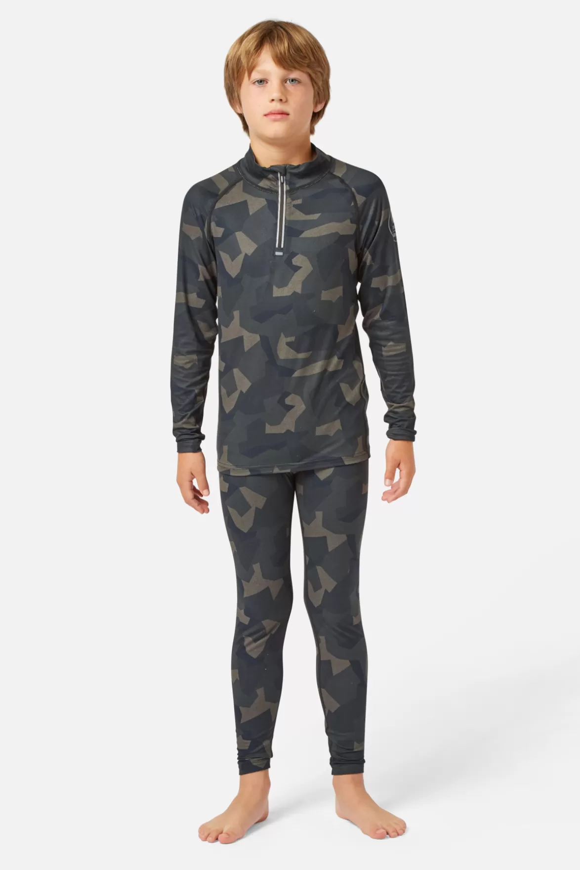 * Base Layers< Bodyfit Limited Edition Long John Forest Geo Camo