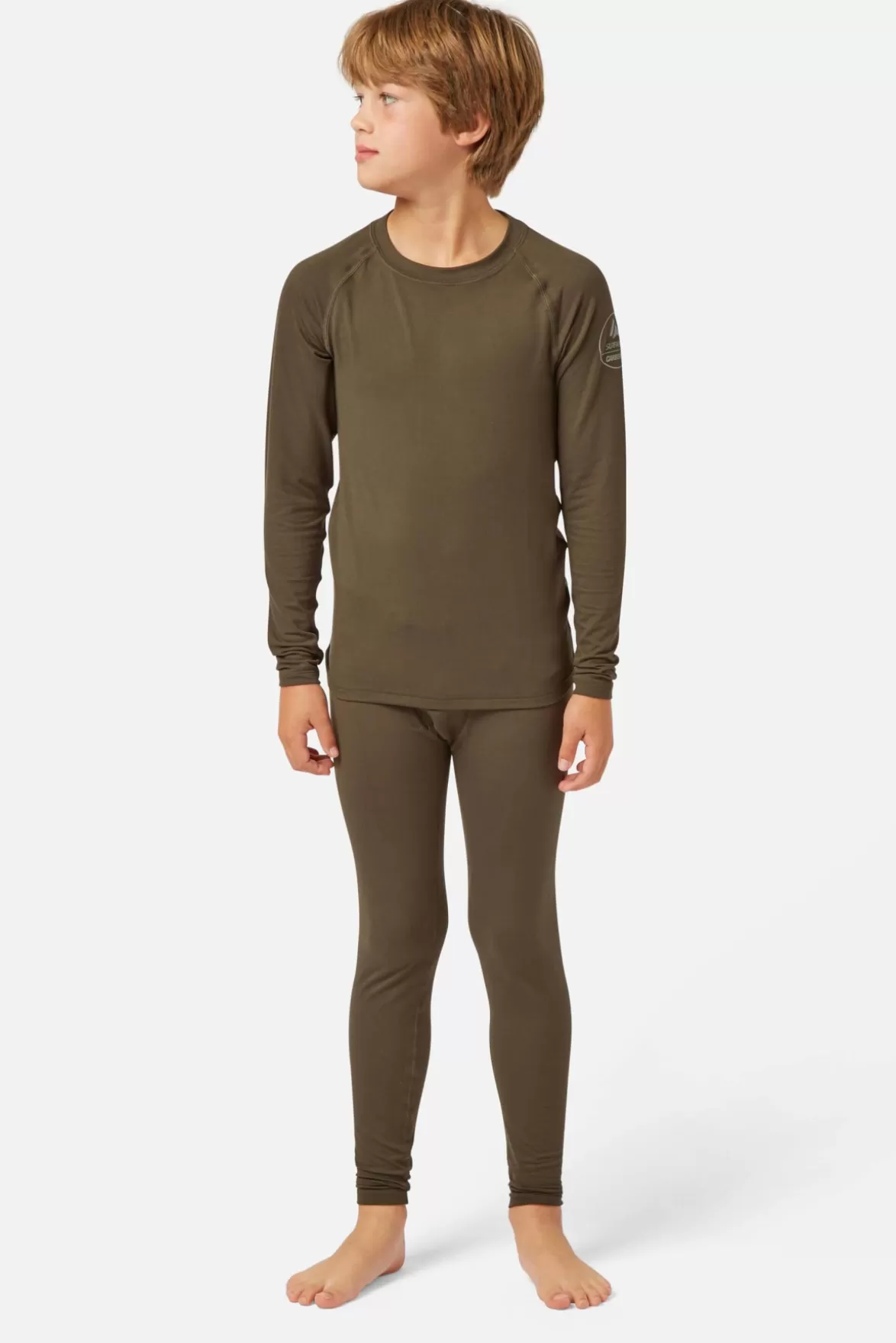 * Base Layers< Bodyfit Long Johns Dark Khaki