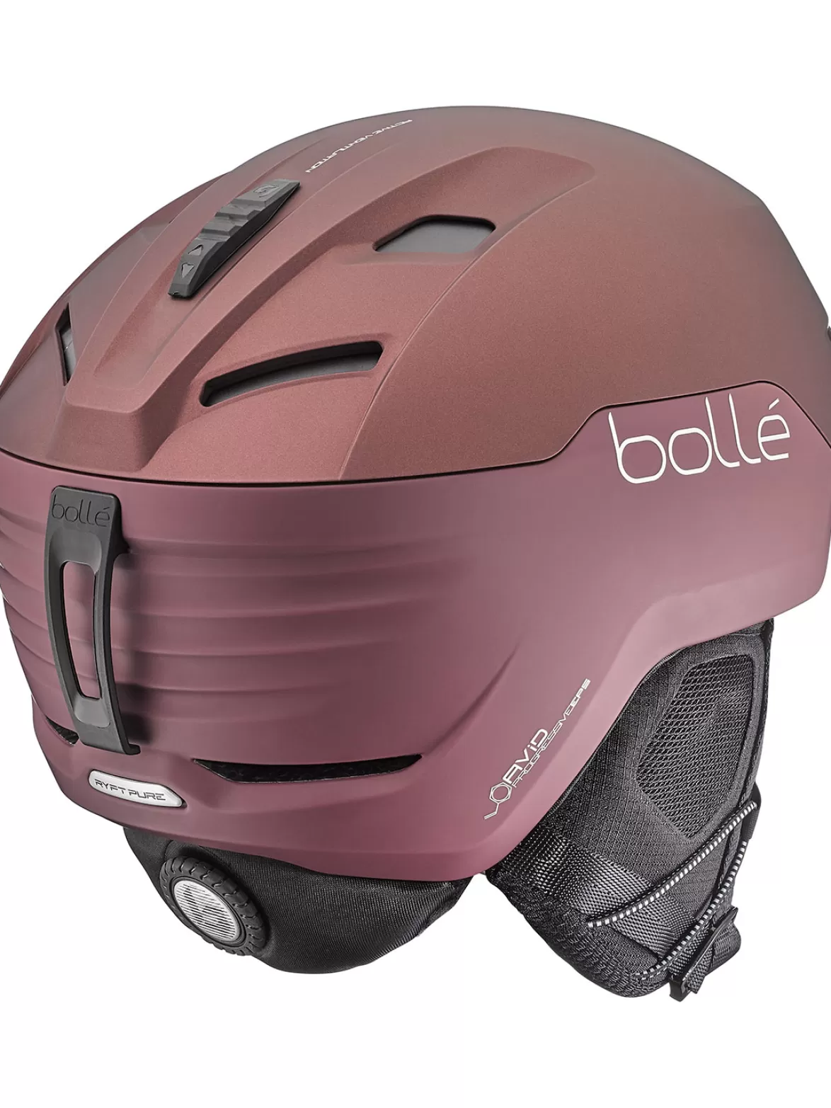 Bolle Helmets< Ryft Pure Eps Hybrid Shell Helmet Wine Marl