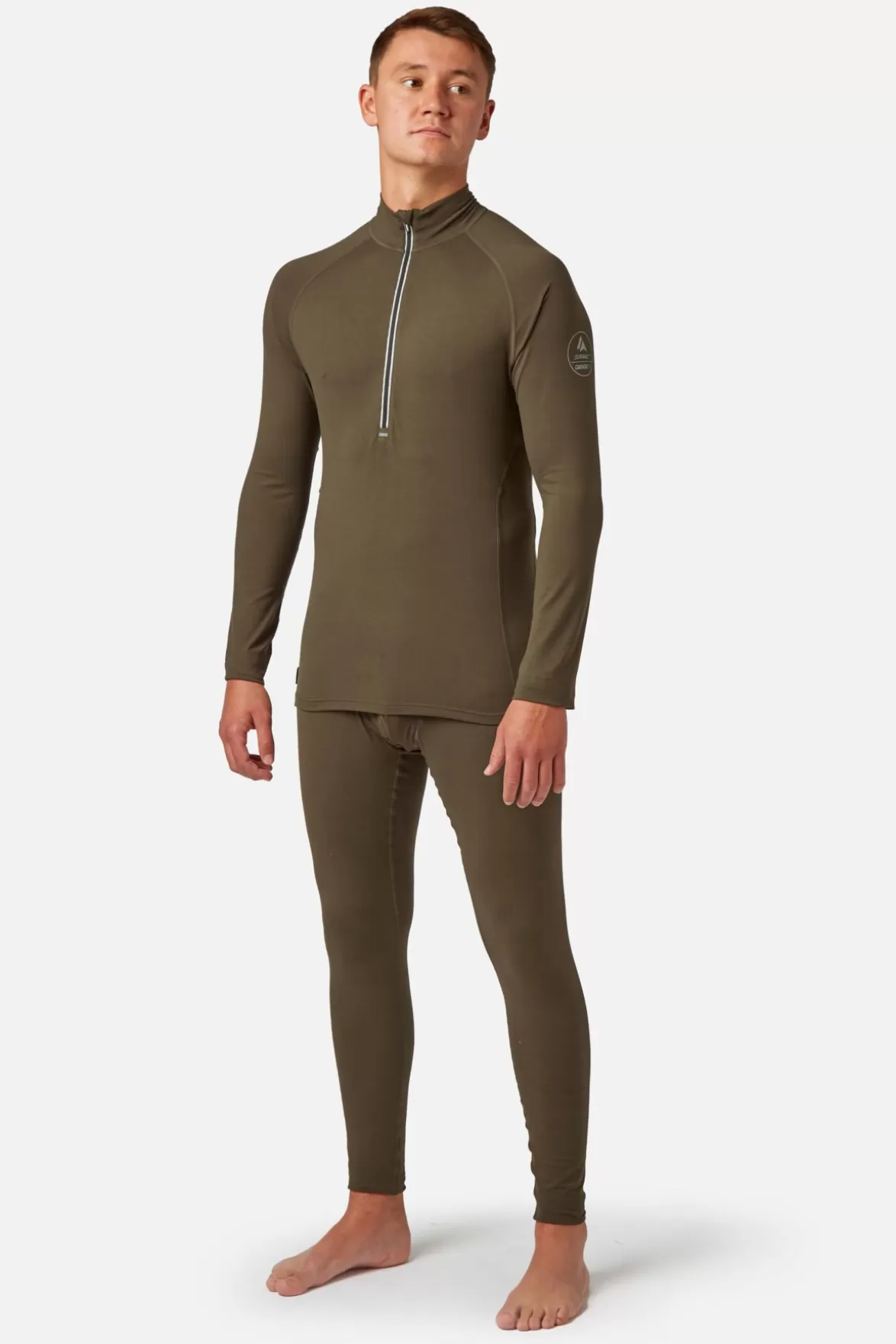 * Base Layers< Carbondri Bodyfit Long John Dark Khaki