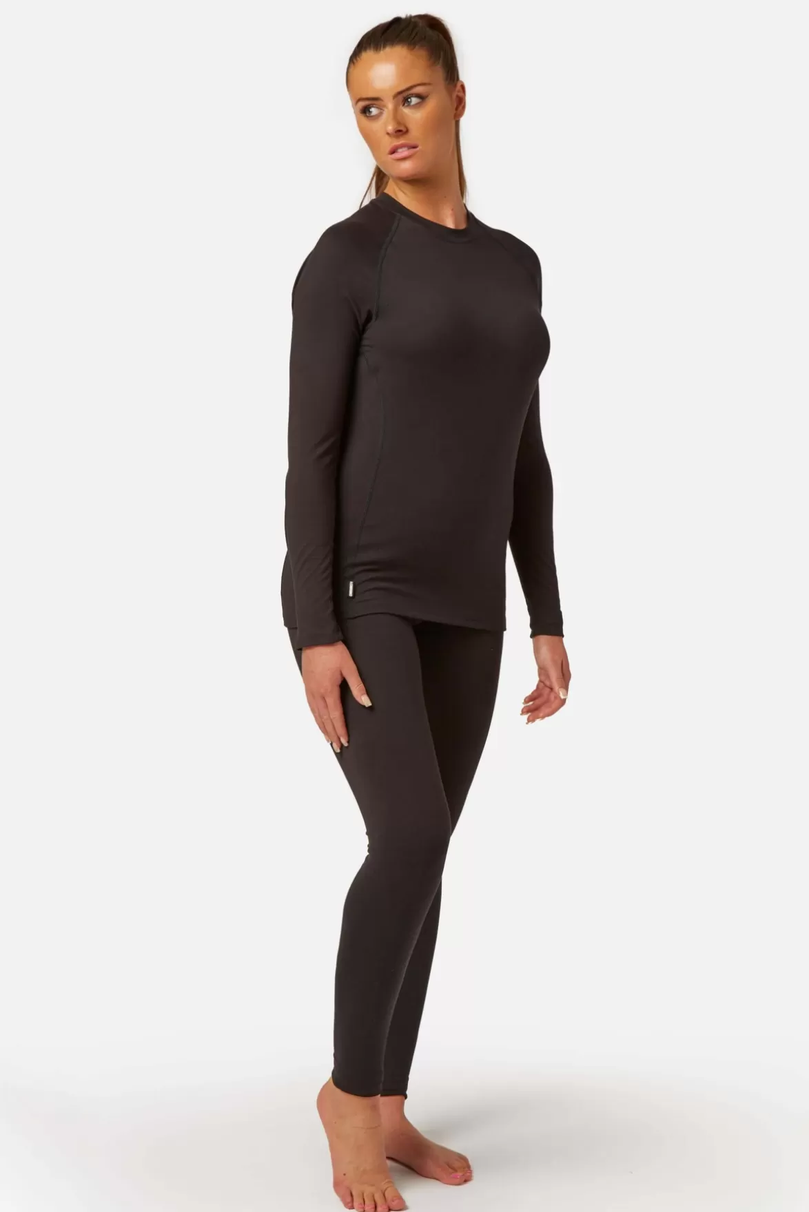 * Base Layers< Carbondri Cozy Crewneck Black