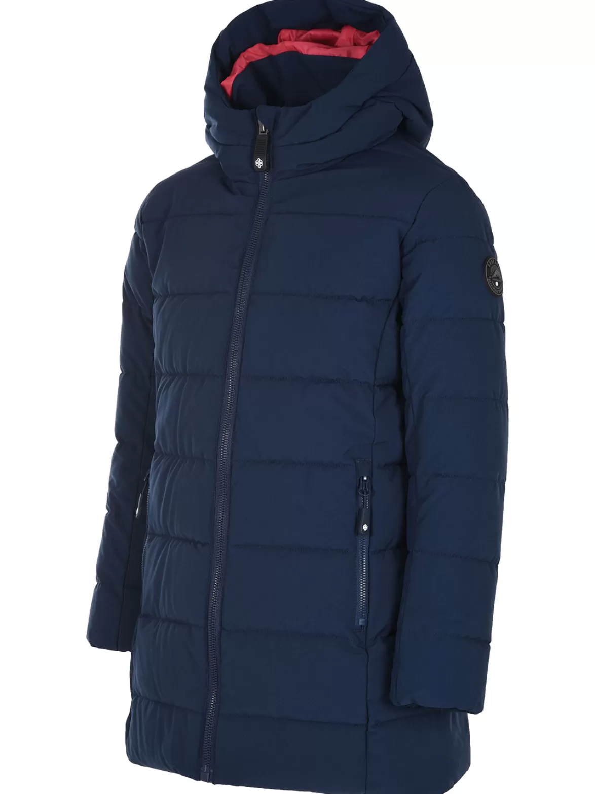 * Insulated & Down Fill Jackets< Confetti Longline Faux Down Jacket Navy