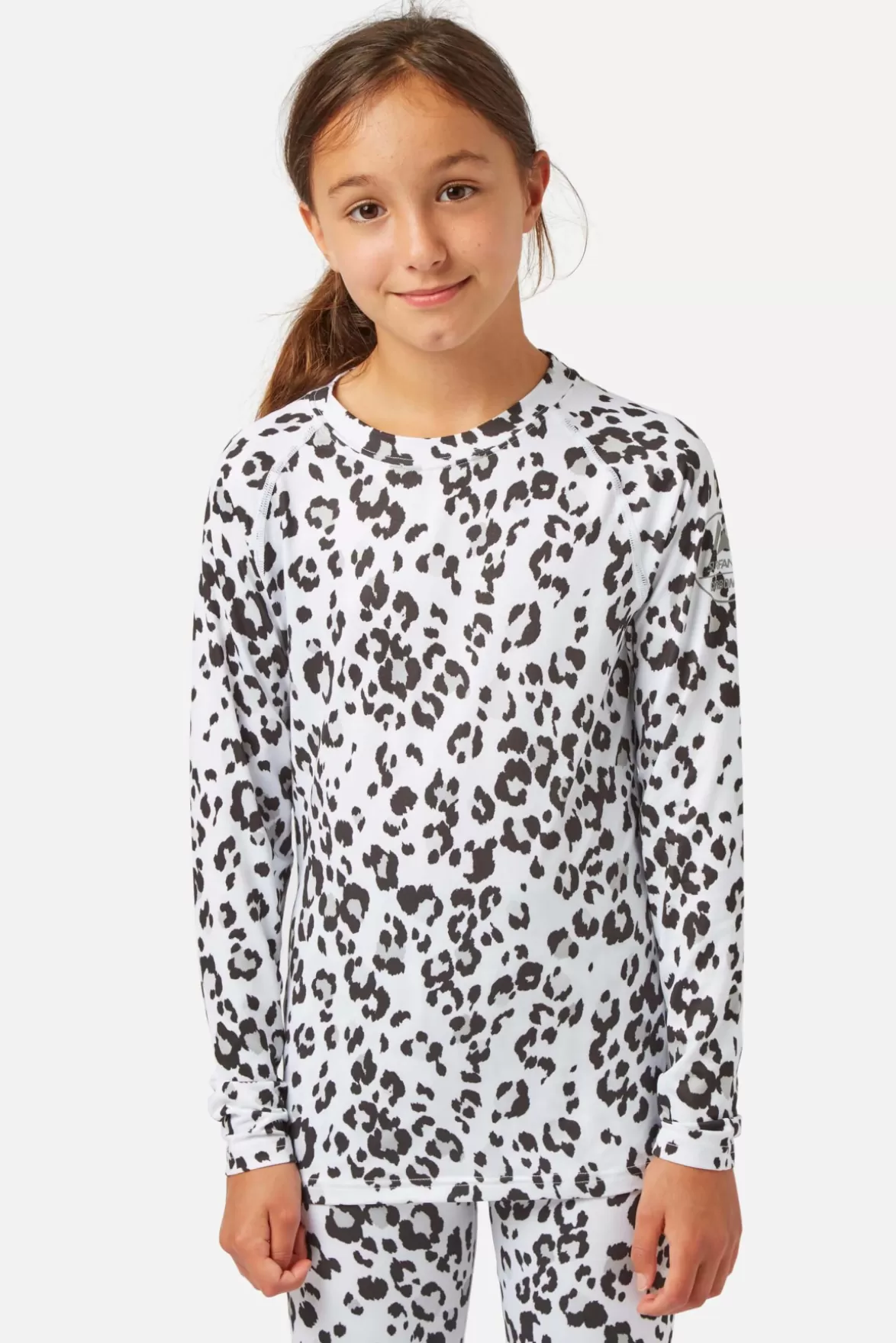 * Base Layers< Cozy Limited Edition Crew Neck Snow Leopard