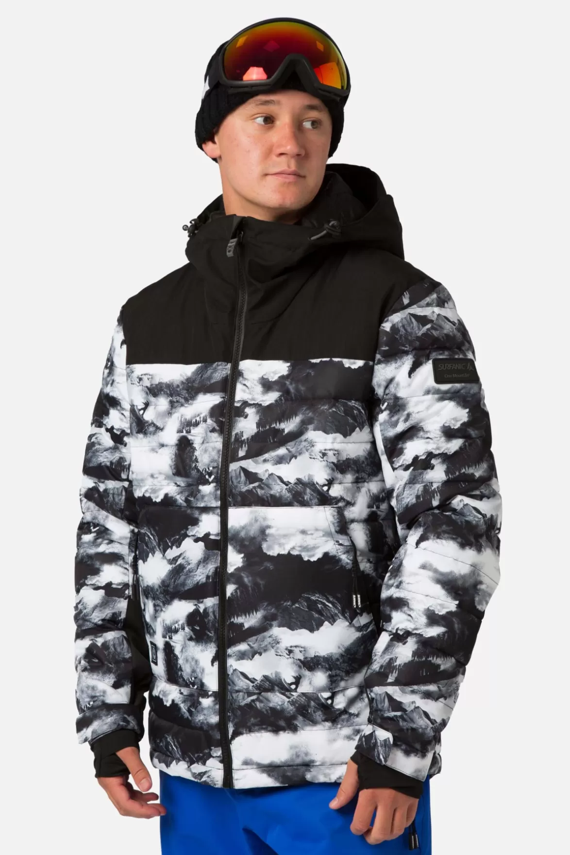 * Ski/Snowboard Jackets< Deadbolt Hypadri Jacket White Out Print