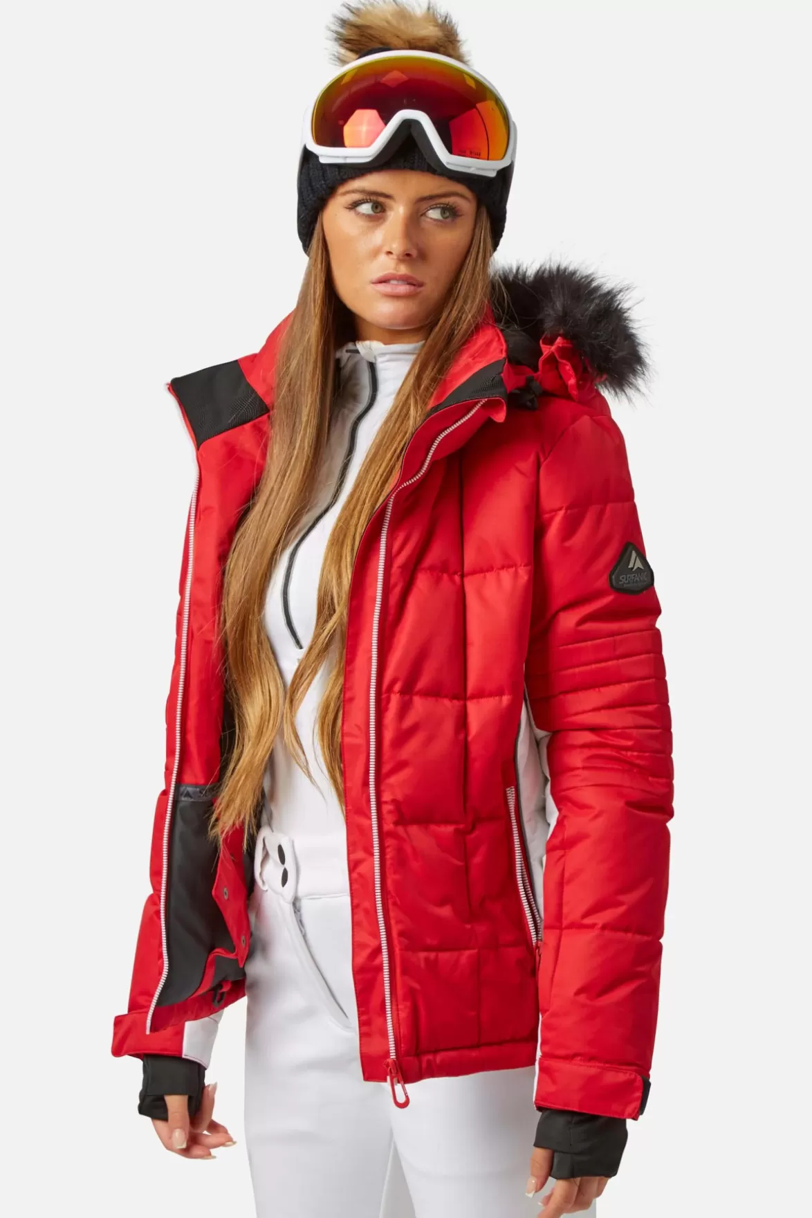 * Ski/Snowboard Jackets< Luna Surftex Jacket Racing Red