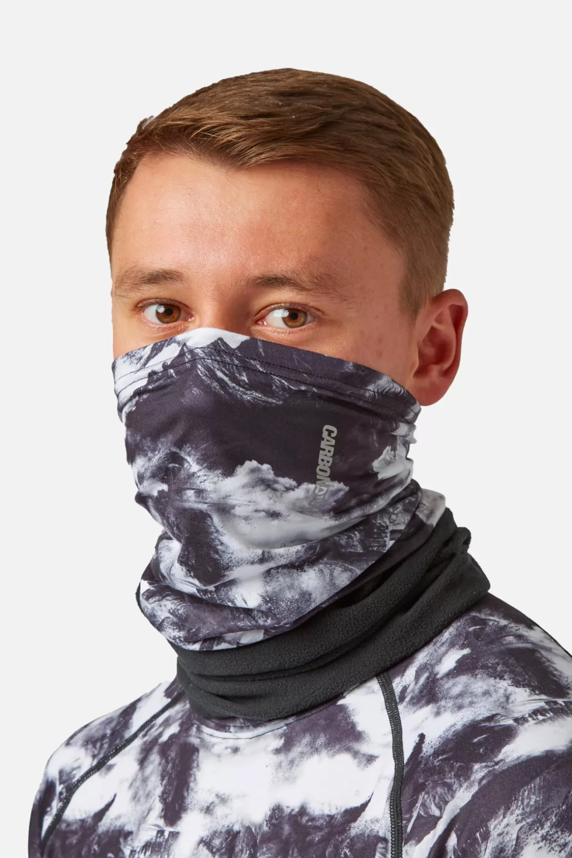 * Scarves & Snoods< Polar Plus Neck Warmer White Out Print