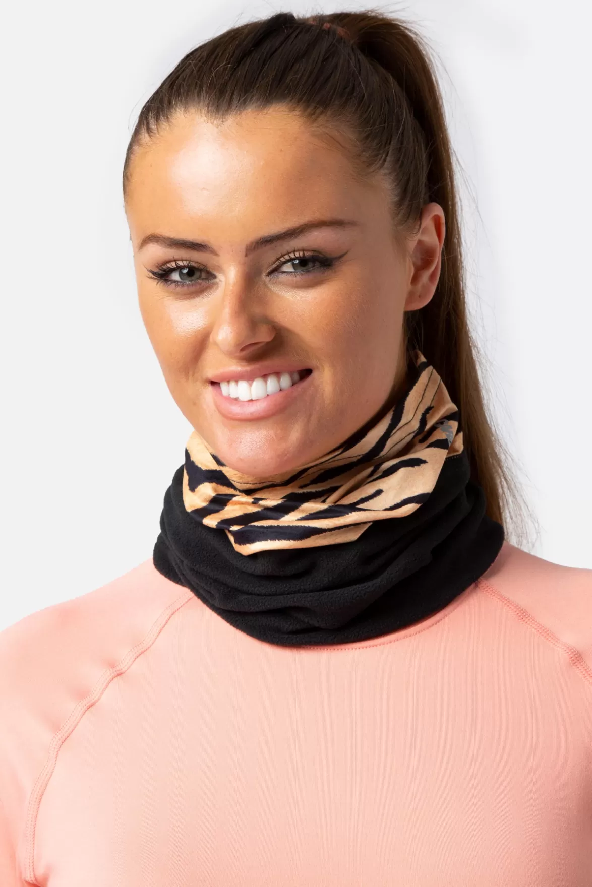 * Scarves & Snoods< Polar Plus Neck Warmer Tiger