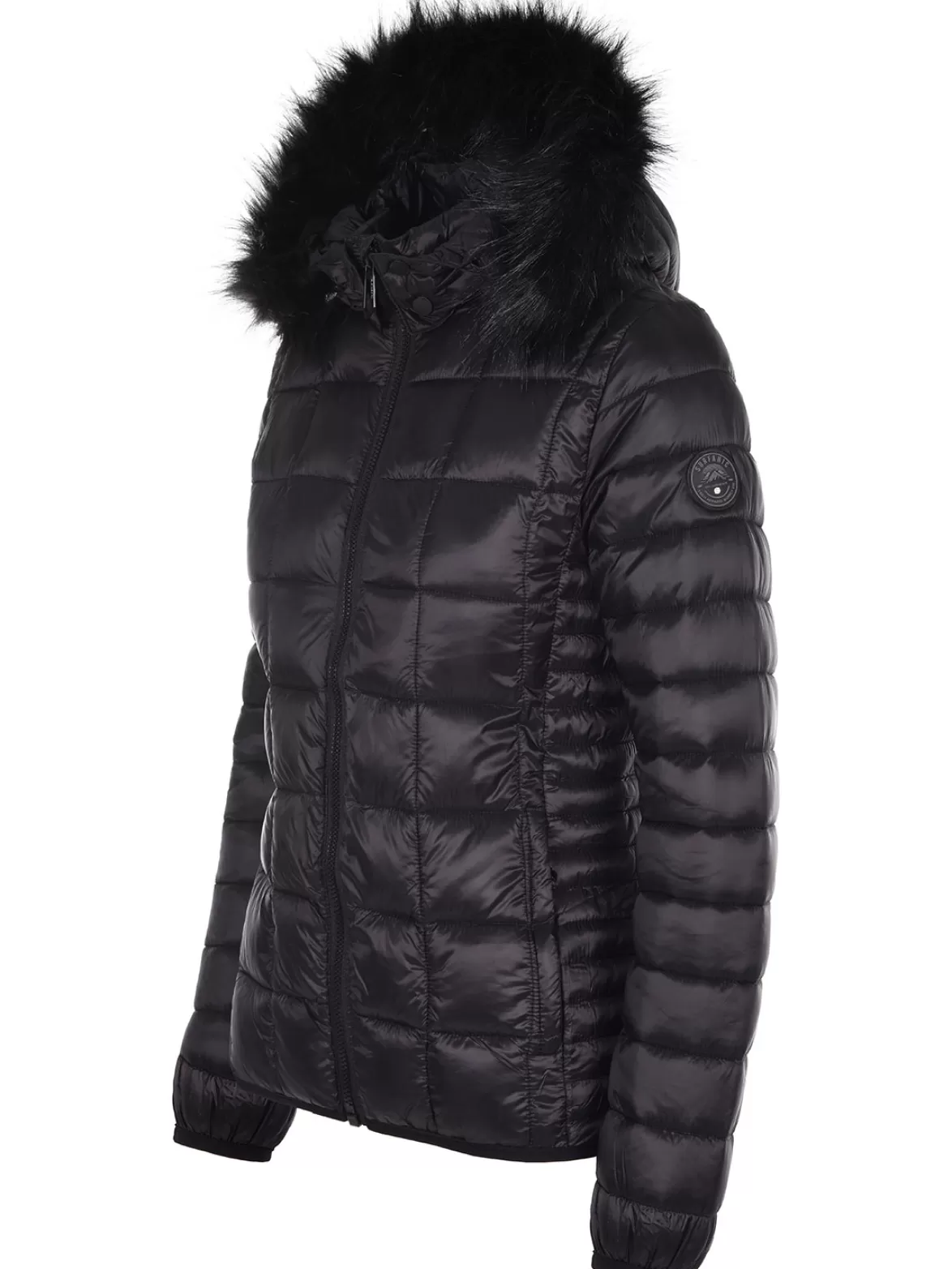 * Insulated & Down Fill Jackets< Shimmer Down Jacket Black