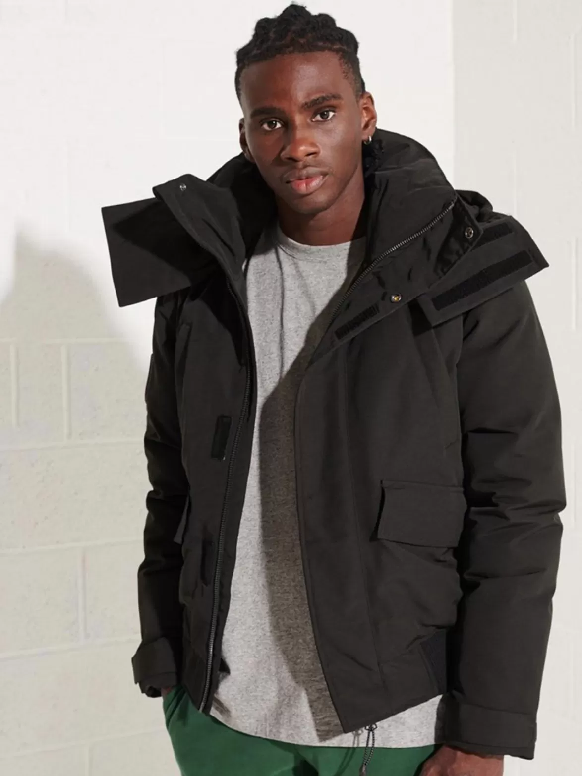 Superdry Insulated & Down Fill Jackets< Code Everest Bomber Black