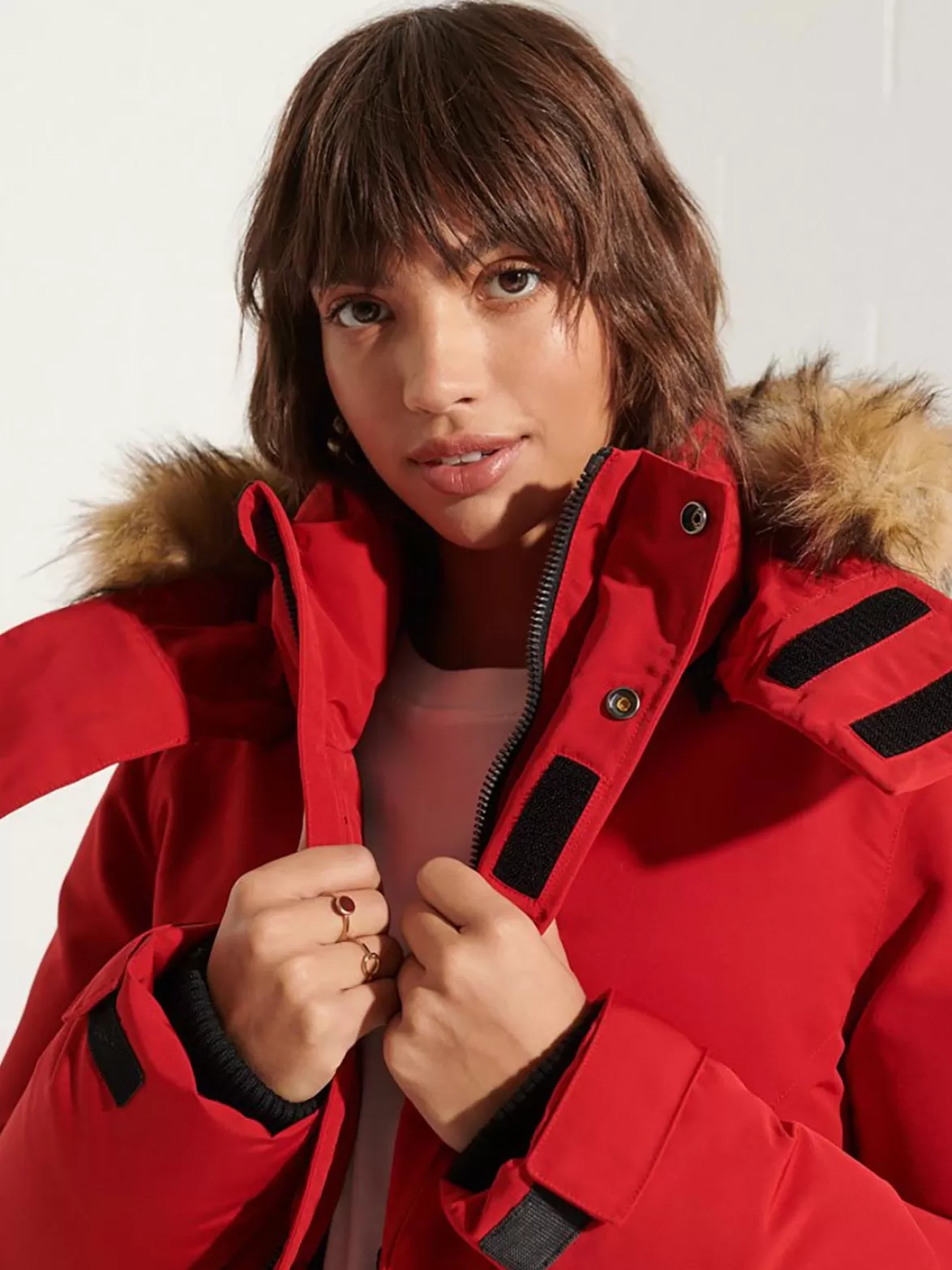 Superdry Insulated & Down Fill Jackets< Code Everest Parka Red