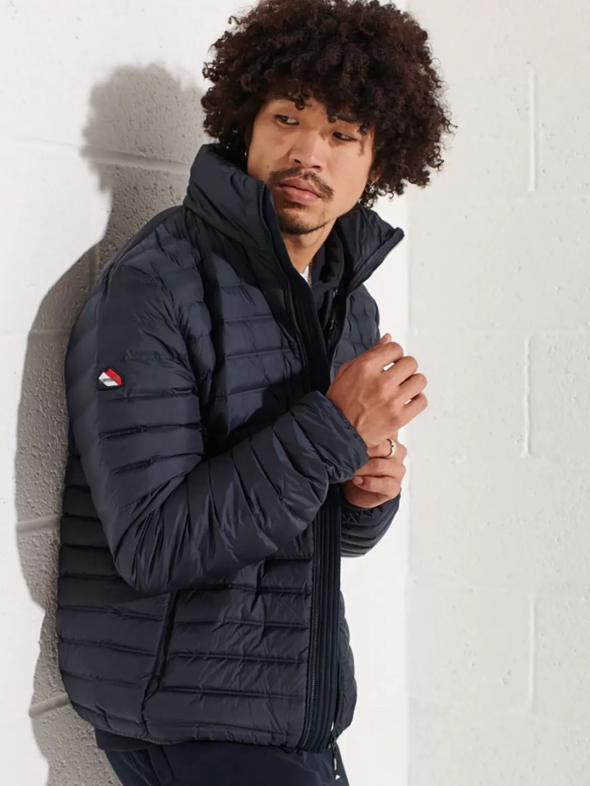 Superdry Insulated & Down Fill Jackets< Core Down Padded Jacket Blue Eclipse