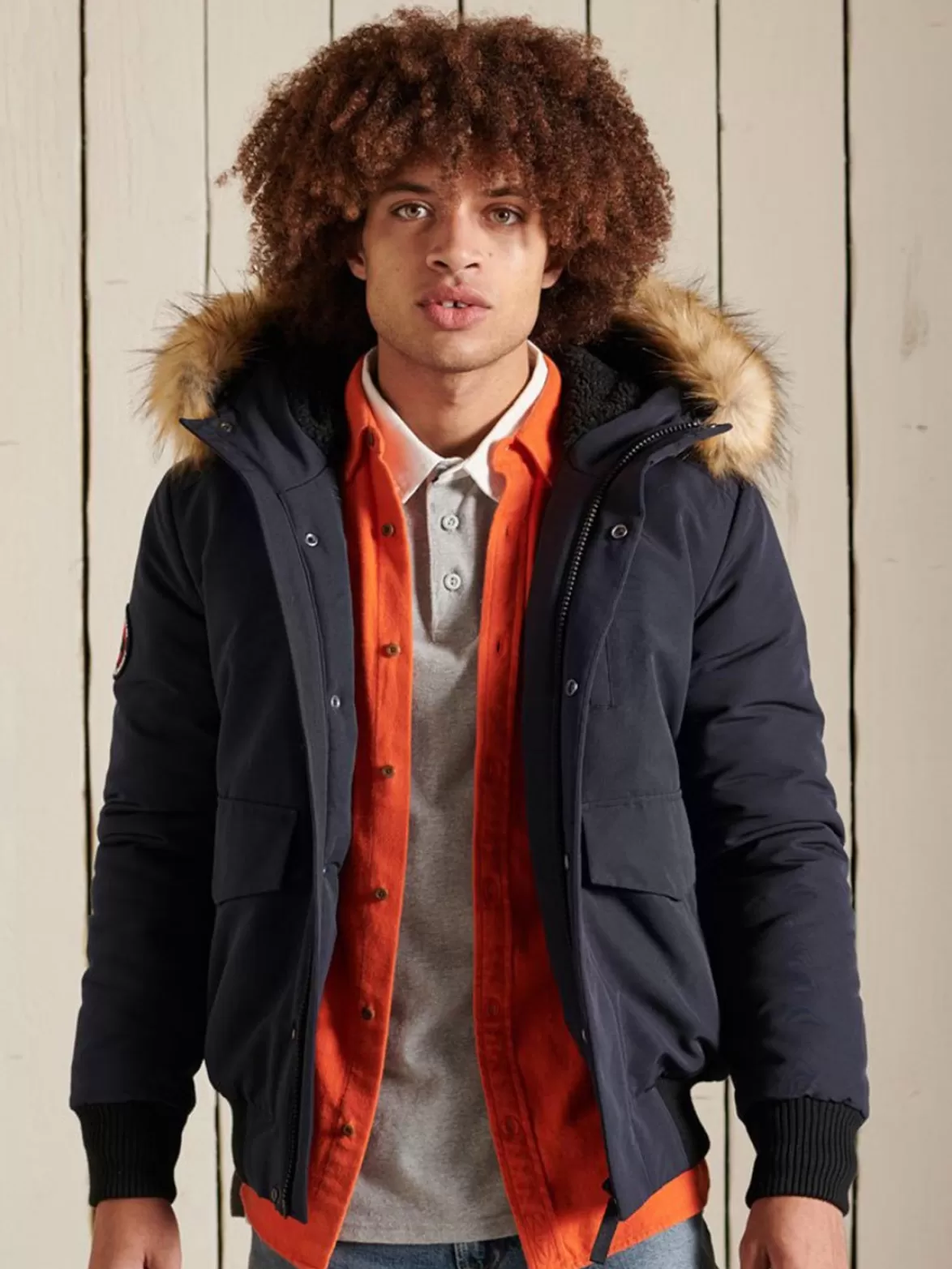 Superdry Insulated & Down Fill Jackets< Everest Bomber Navy