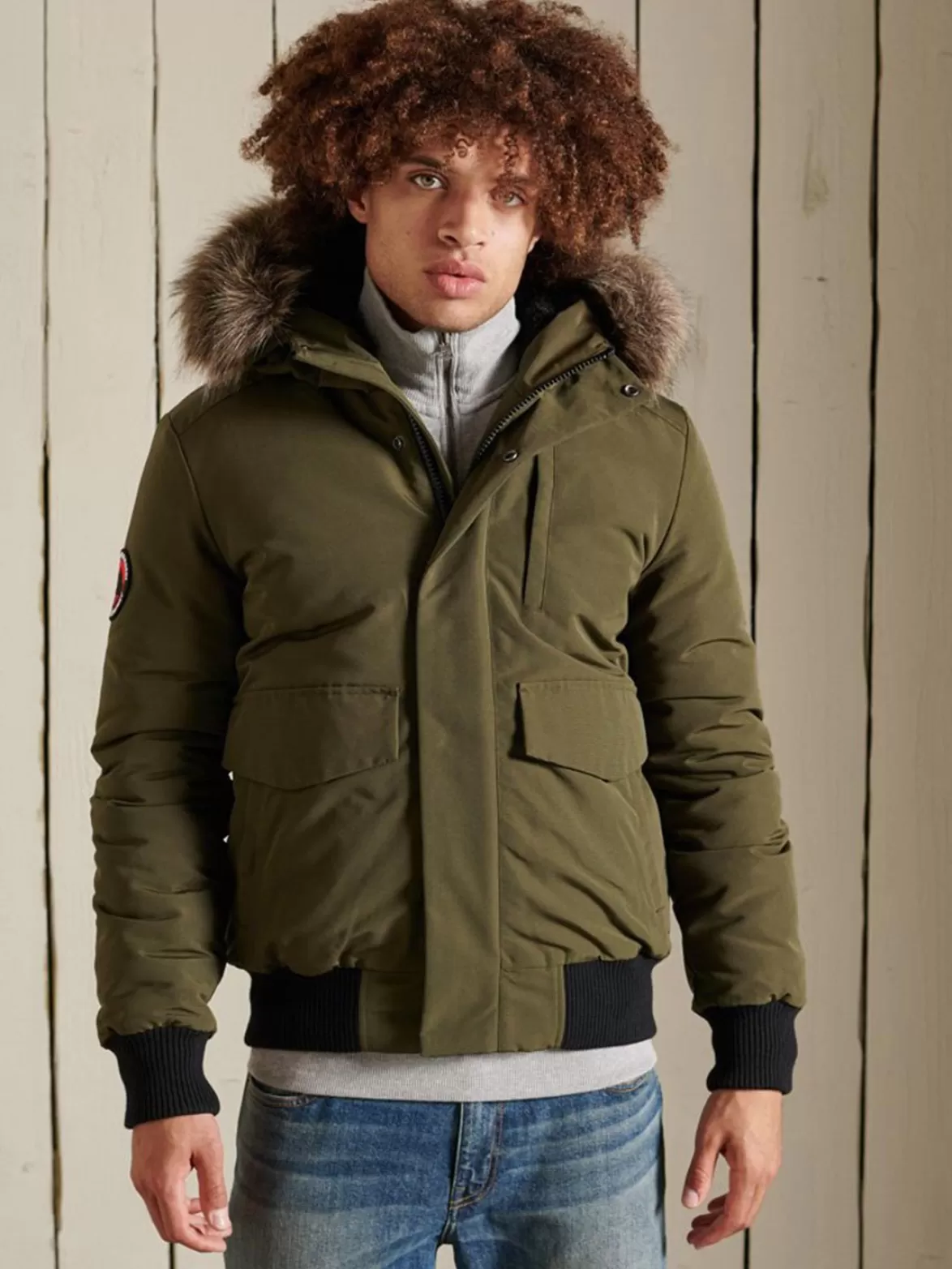 Superdry Insulated & Down Fill Jackets< Everest Bomber Olive