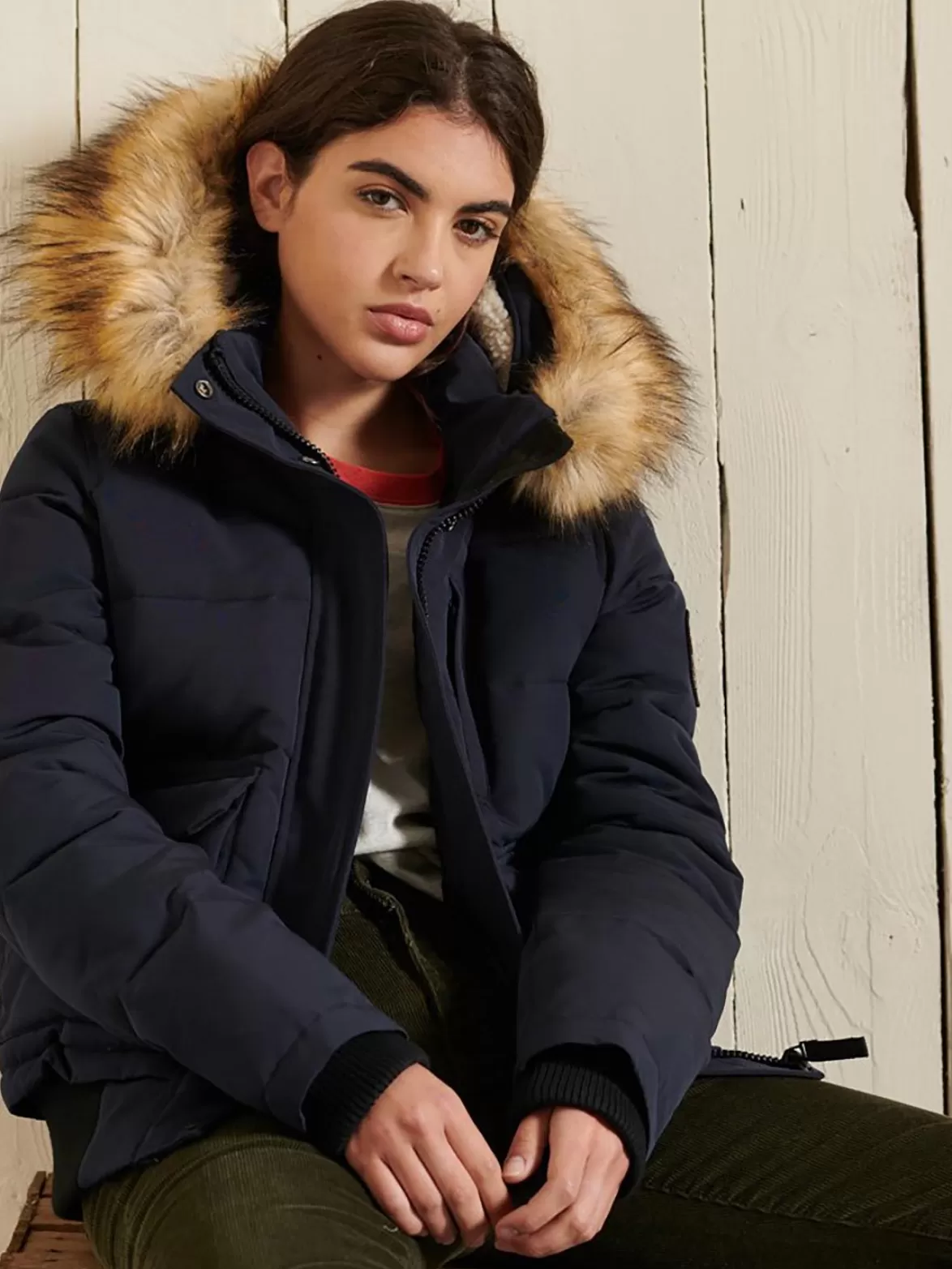 Superdry Insulated & Down Fill Jackets< Everest Bomber Navy