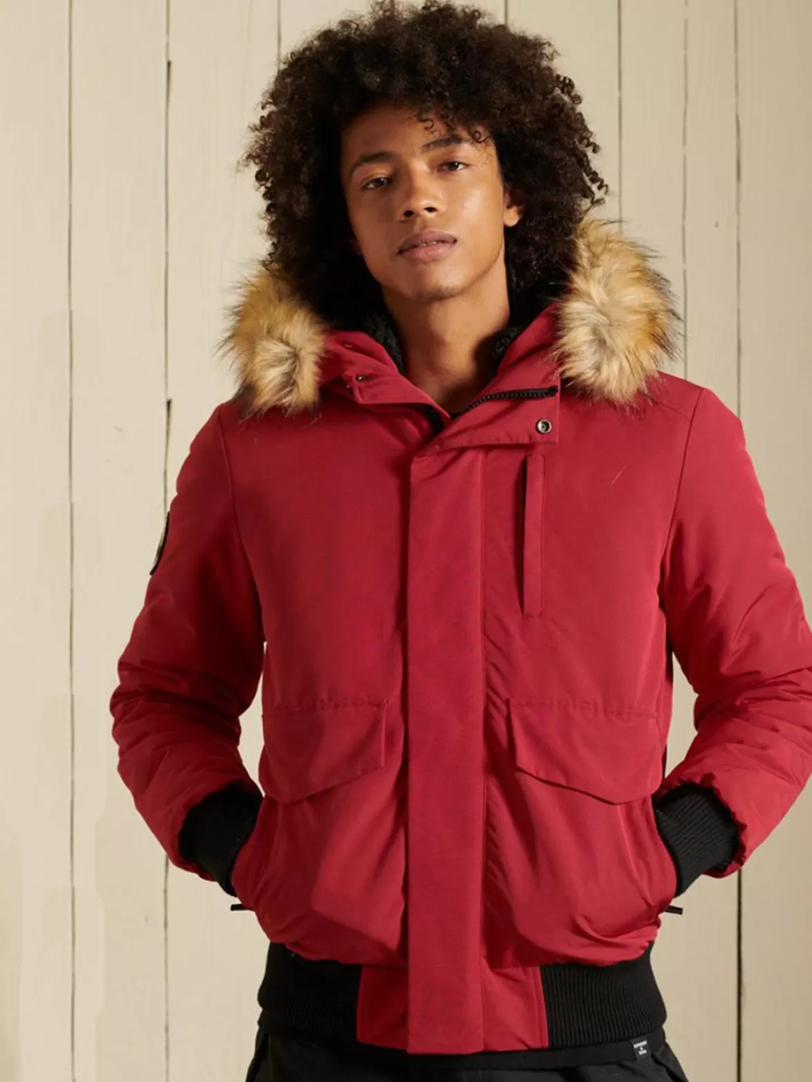 Superdry Insulated & Down Fill Jackets< Everest Bomber Red