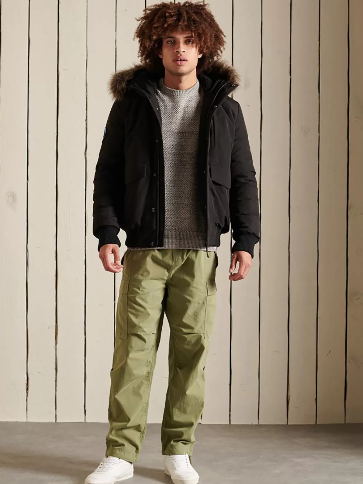 Superdry Insulated & Down Fill Jackets< Everest Bomber Jet Black