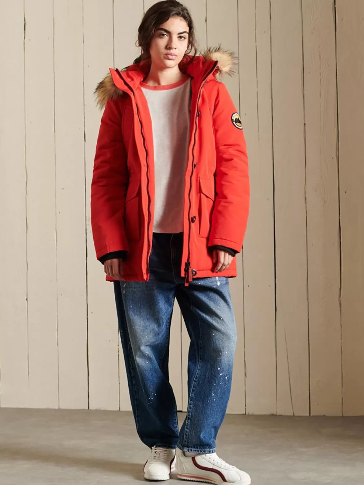 Superdry Insulated & Down Fill Jackets< Everest Parka Red