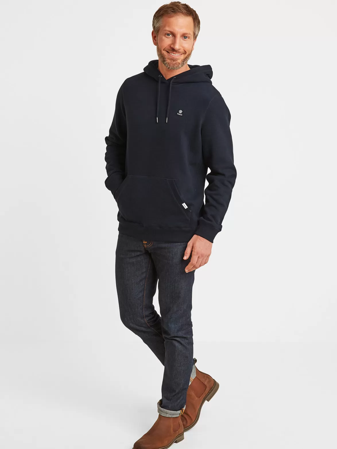 Tog24 Hoodies< Akerman Hoody Dark Indigo