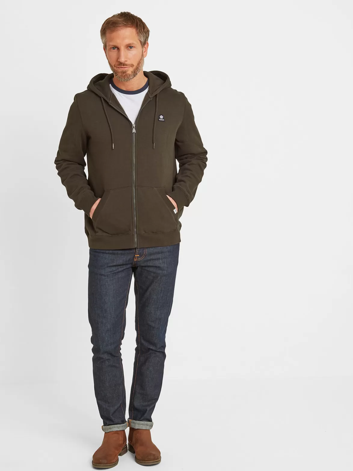 Tog24 Hoodies< Alden Hoody Dark Khaki