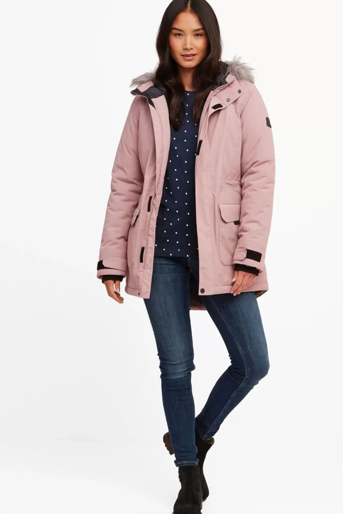 Tog24 Waterproof Jackets< Alderidge Waterproof Parka Faded Pink