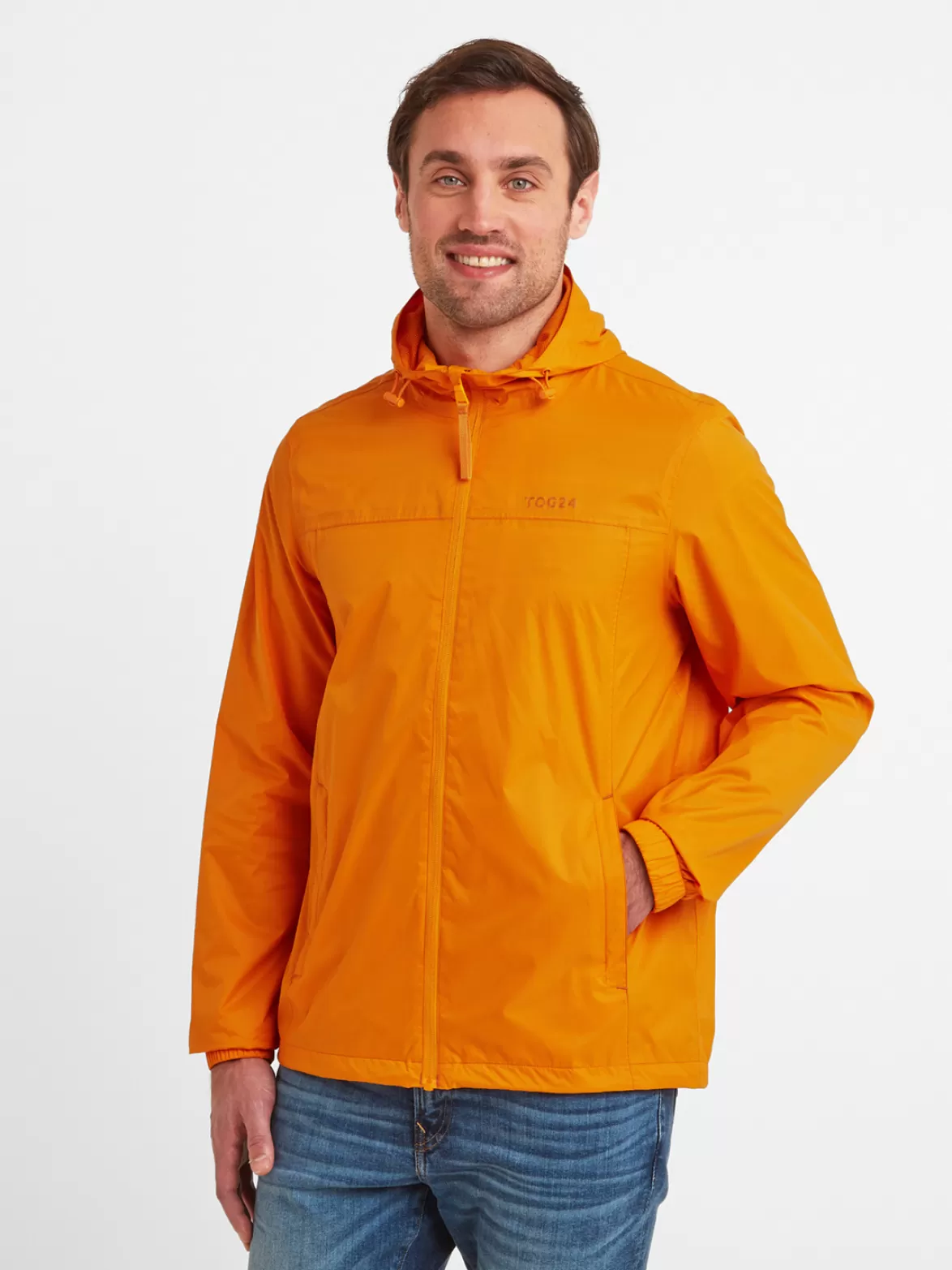 Tog24 Waterproof Jackets< Craven Waterproof Packaway Jacket Orange Sunset