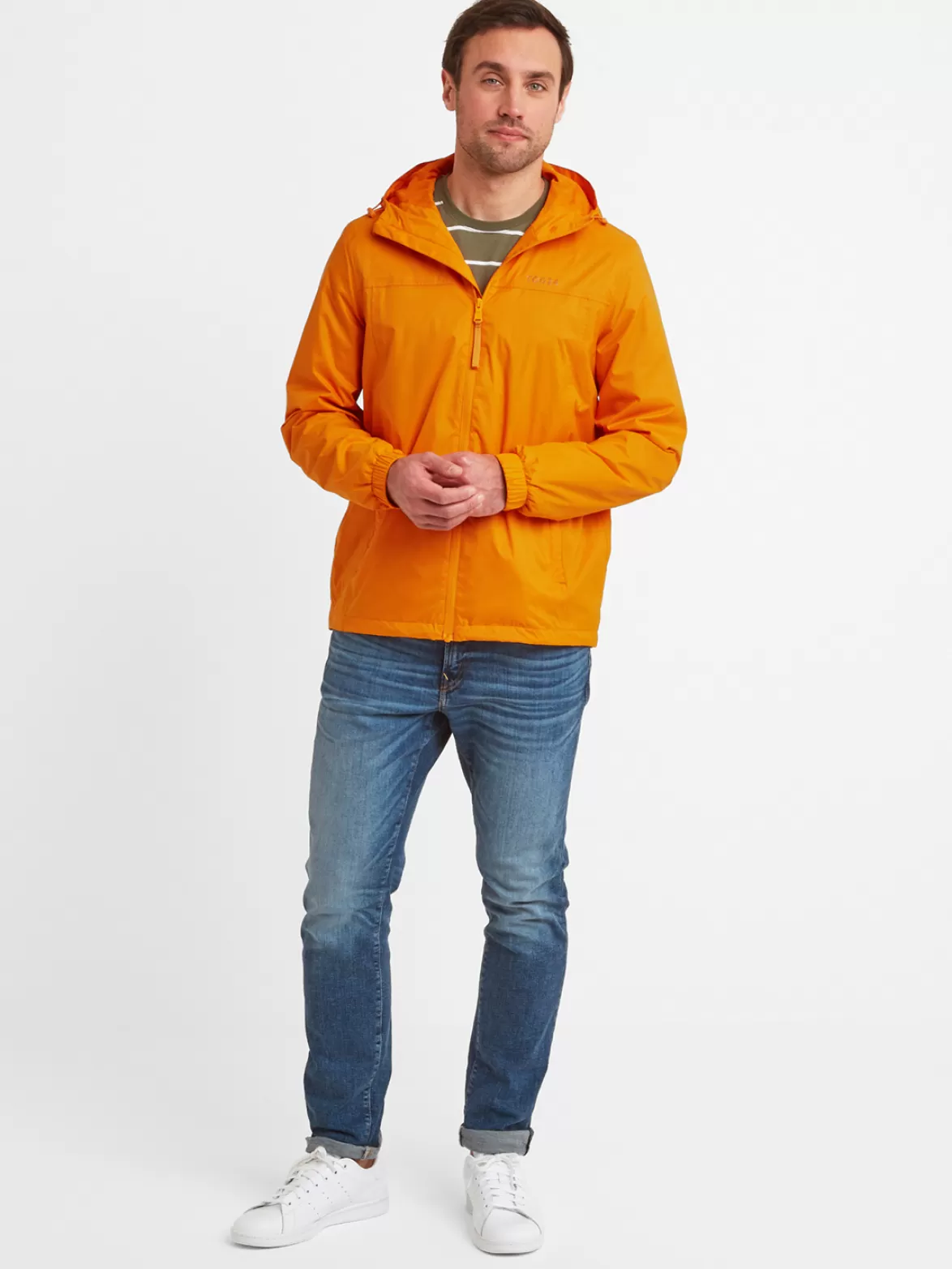 Tog24 Waterproof Jackets< Craven Waterproof Packaway Jacket Orange Sunset