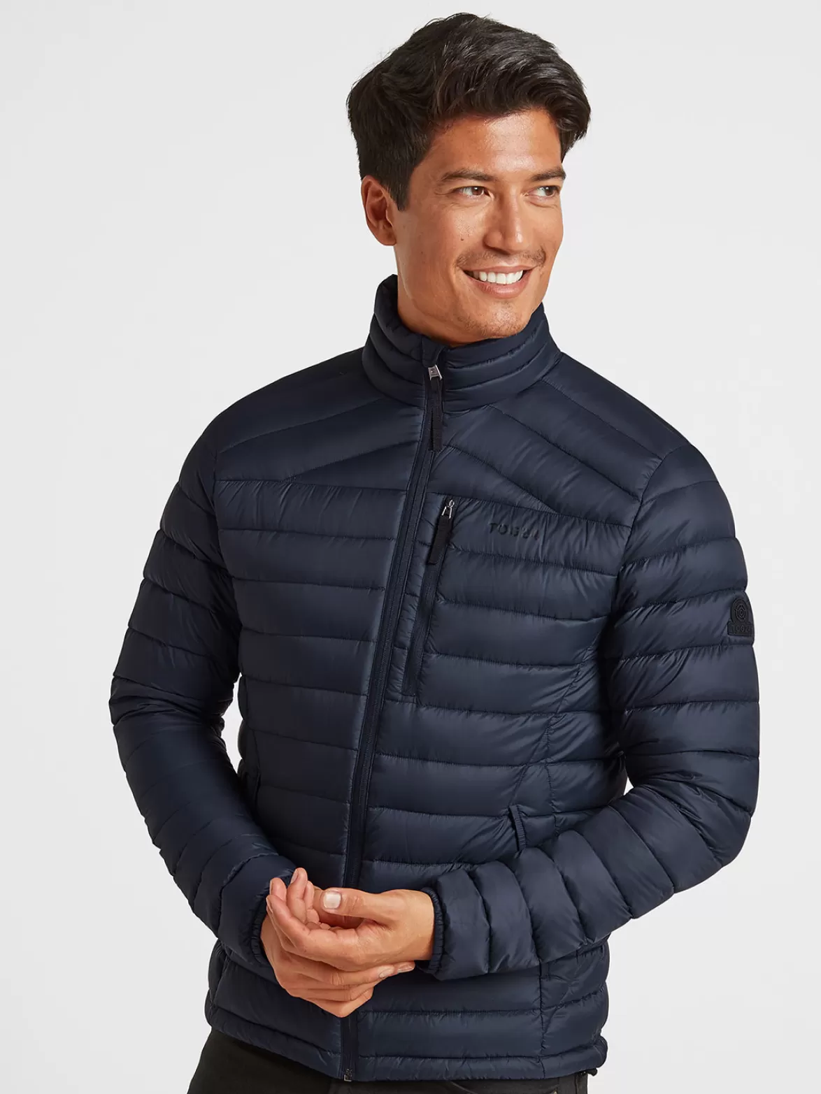 Tog24 Insulated & Down Fill Jackets< Drax Funnel Down Jacket Navy