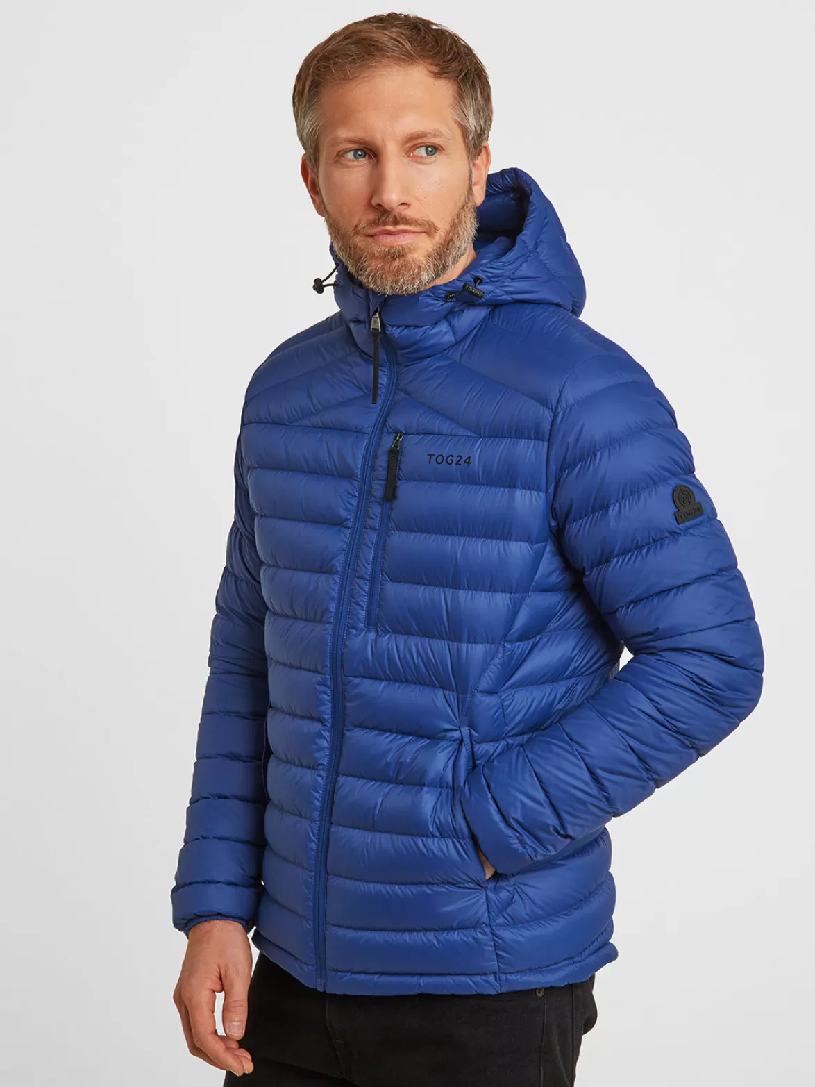 Tog24 Insulated & Down Fill Jackets< Drax Hooded Down Jacket Royal