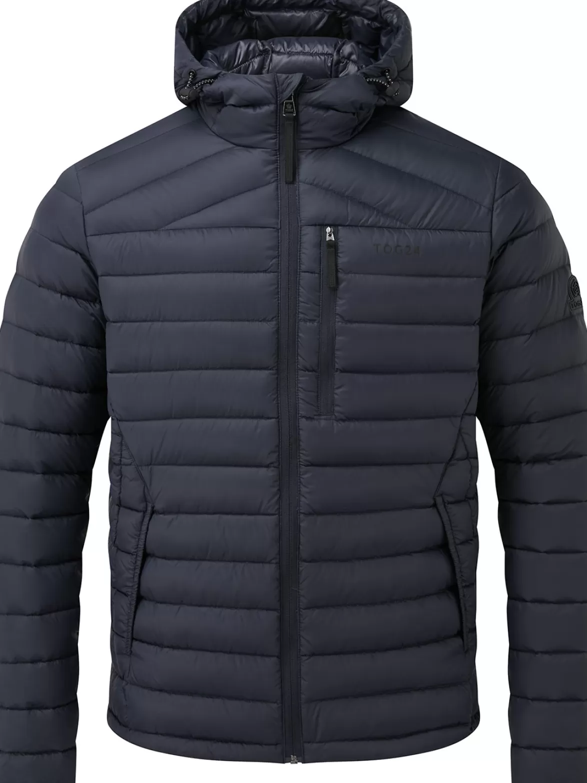 Tog24 Insulated & Down Fill Jackets< Drax Hooded Down Jacket Navy