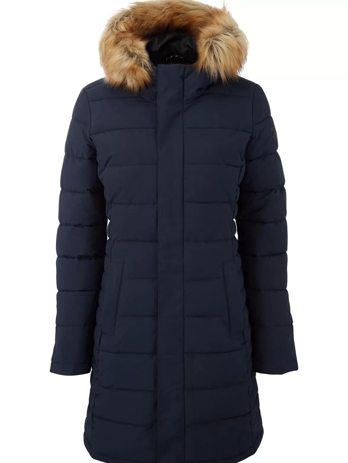 Tog24 Insulated & Down Fill Jackets< Firbeck Long Insulated Jacket Navy