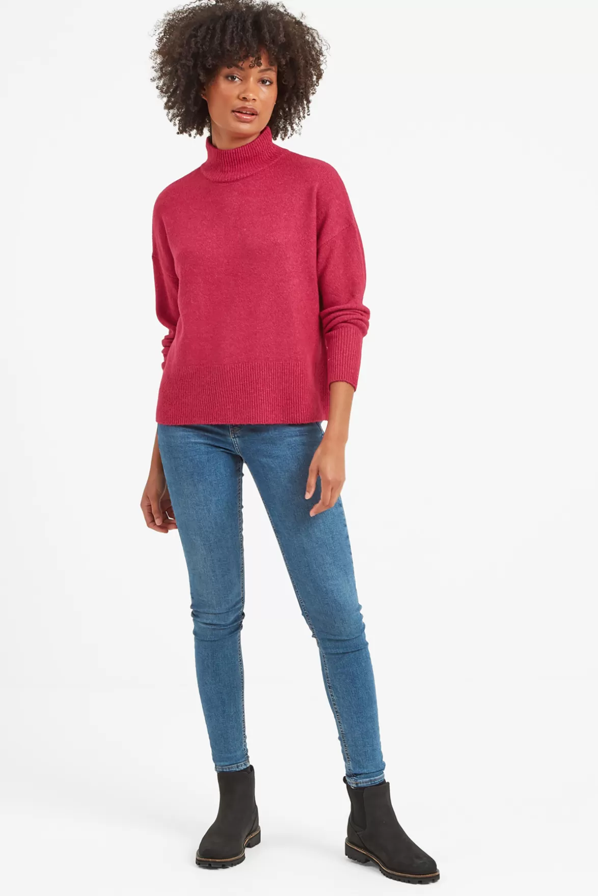 Tog24 Knitwear & Jumpers< Ingrid High Neck Jumper