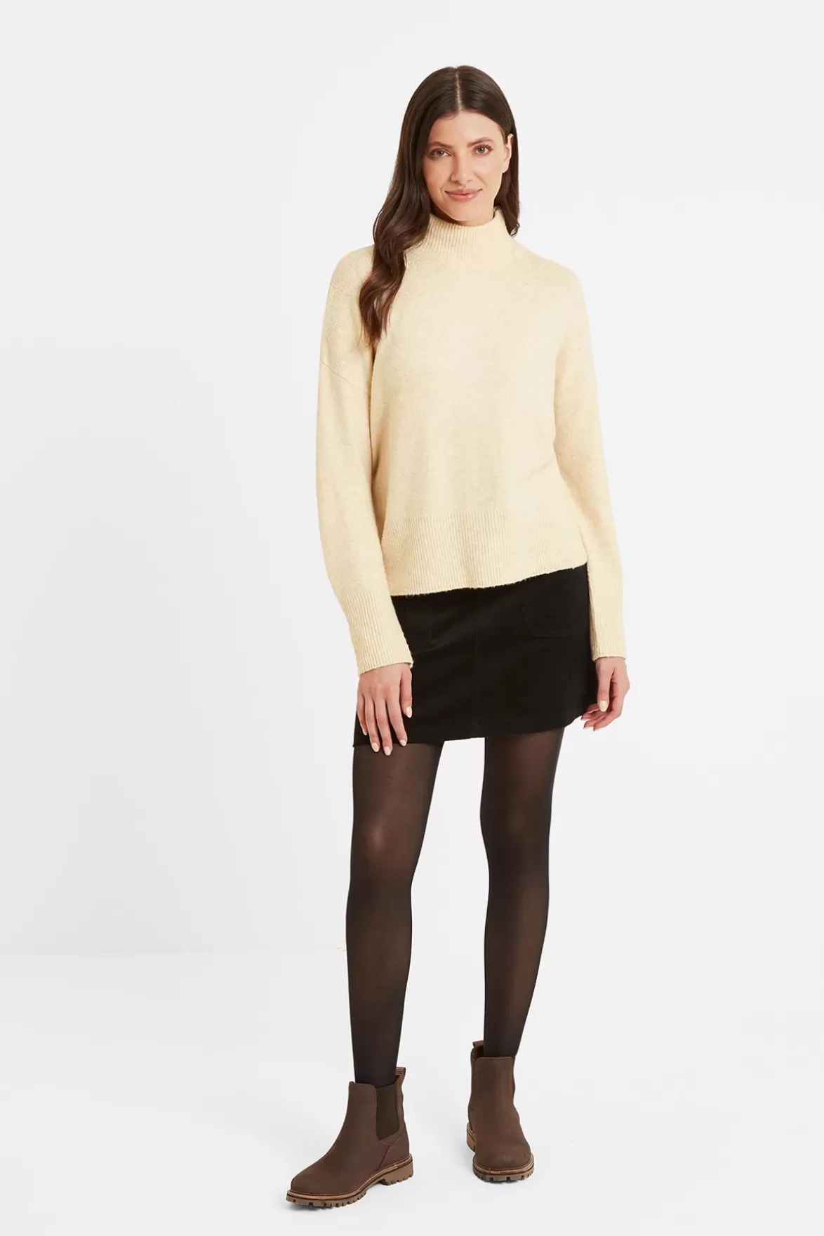 Tog24 Knitwear & Jumpers< Ingrid High Neck Jumper