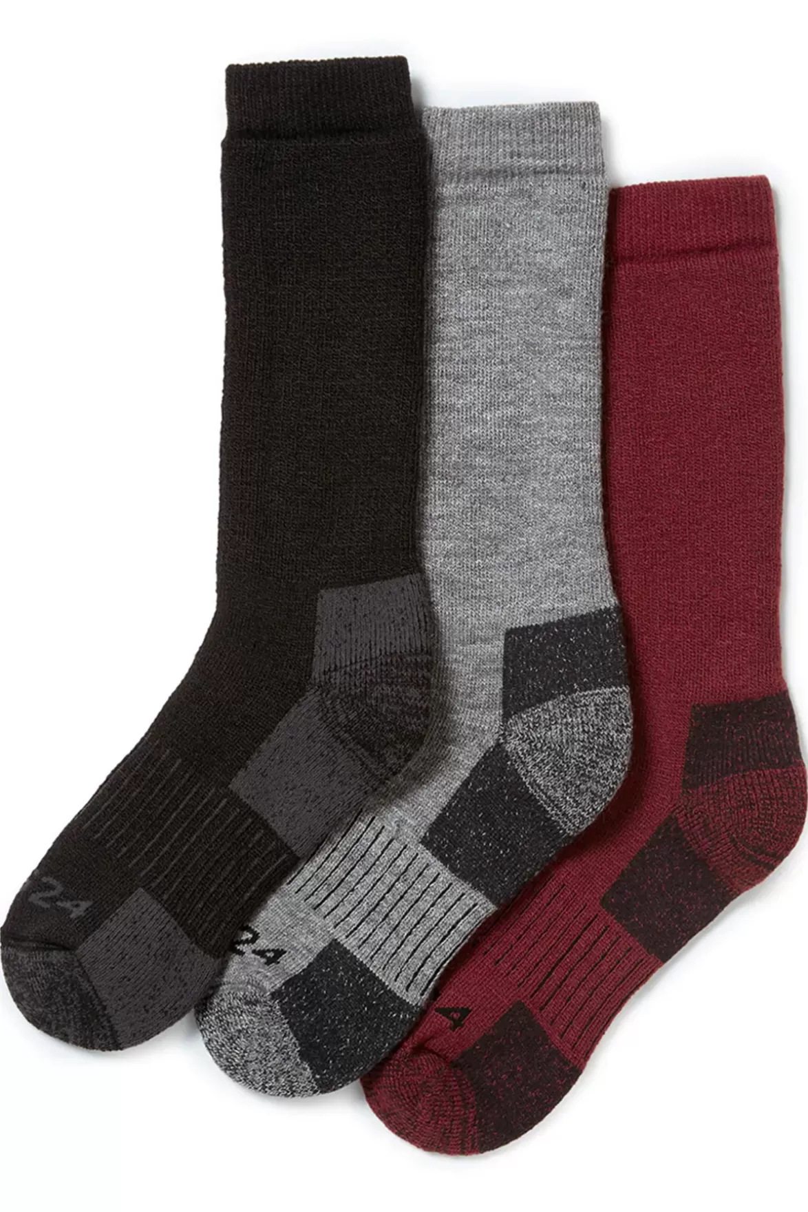 Tog24 Socks< Rigton 3 Pack Merino Trek Socks Black