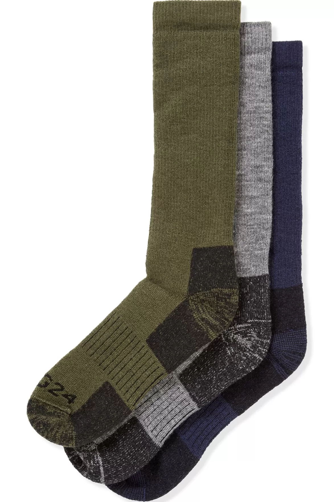 Tog24 Socks< Rigton 3Pk Merino Trek Socks Grey Marl