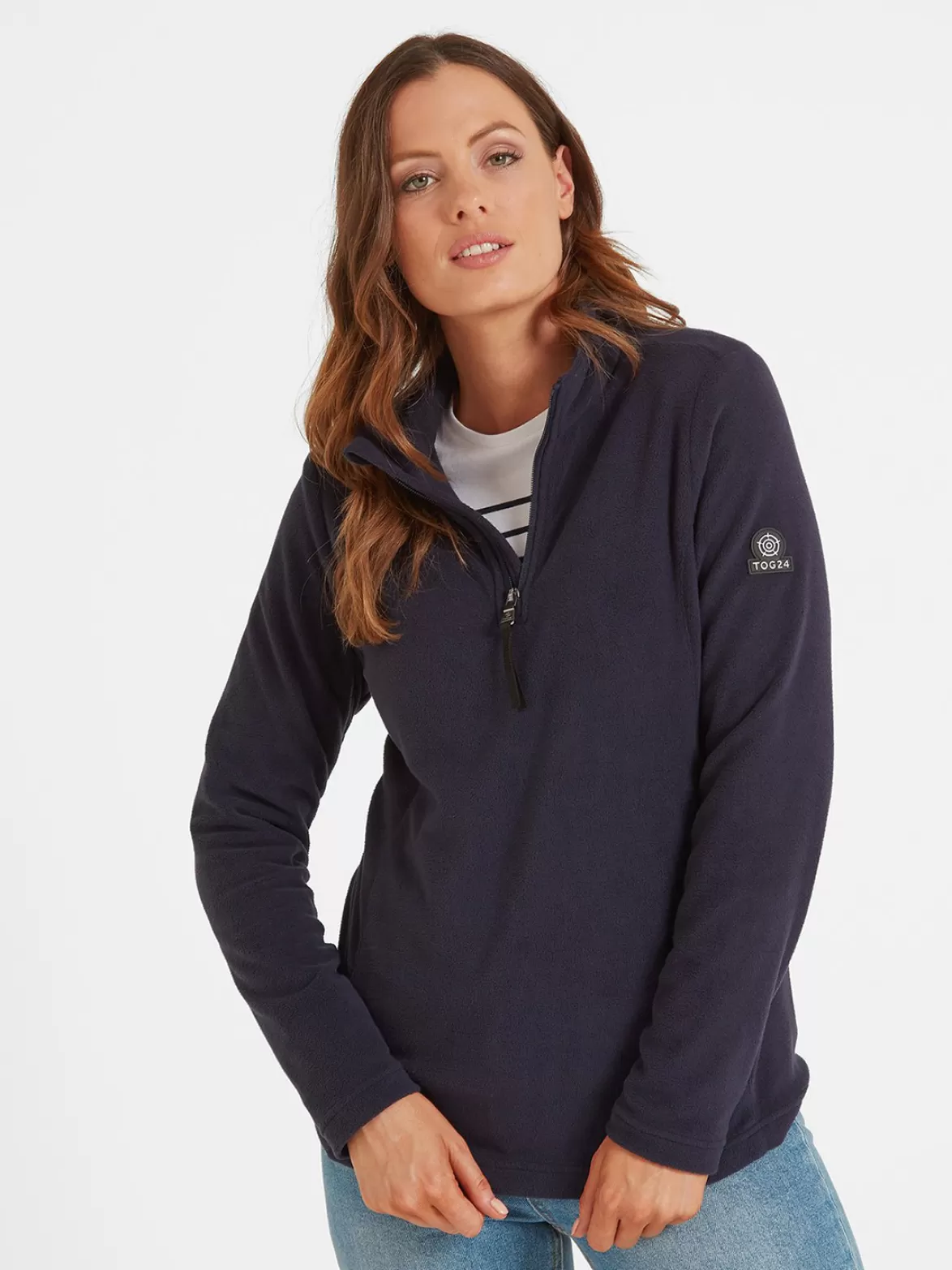 Tog24 Fleeces< Shire Fleece Zipneck Navy