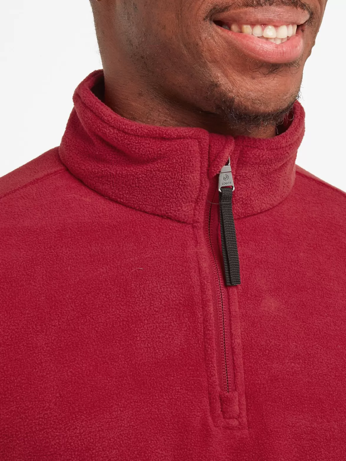 Tog24 Fleeces< Shire Fleece Zipneck Chilli Red