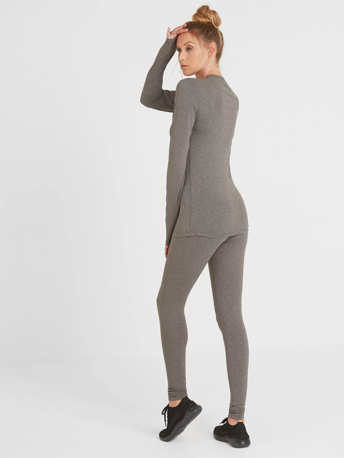 Tog24 Base Layers< Snowdon Thermal Crew Neck Grey Marl