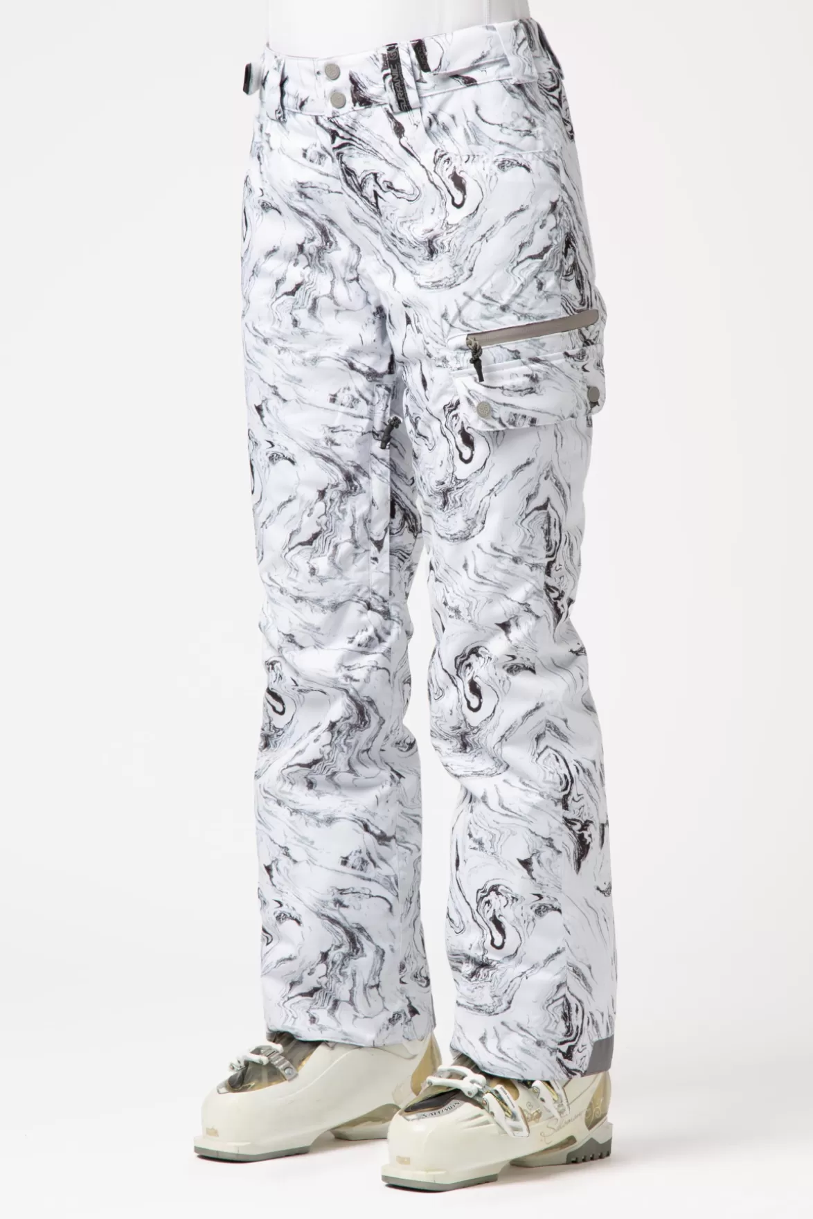 * Ski/Snowboard Pants< Wanderlust Hypadri Ski Pant White Marble