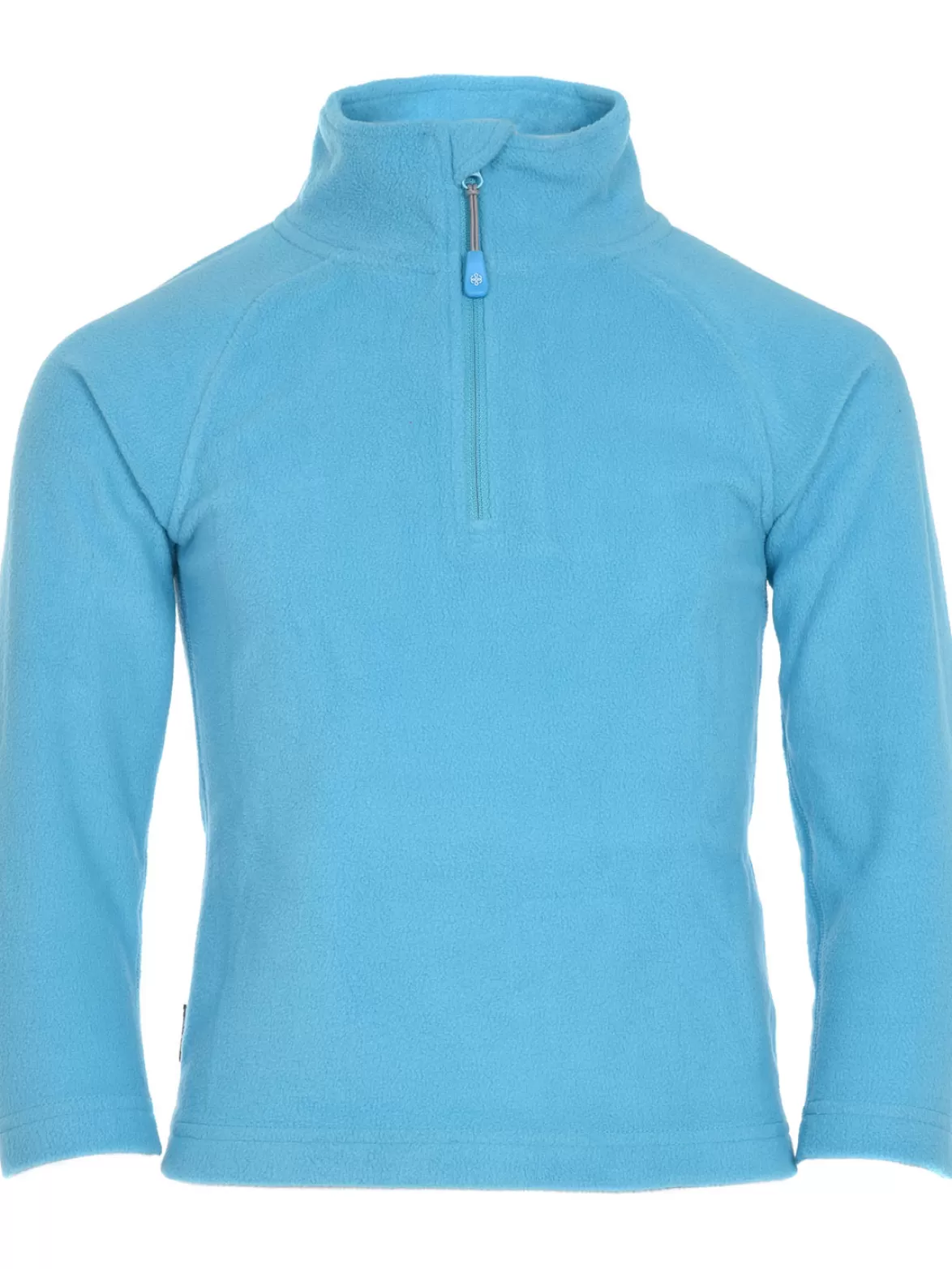 * Fleeces< Warm Girls Zip Micro Fleece Cyan Blue