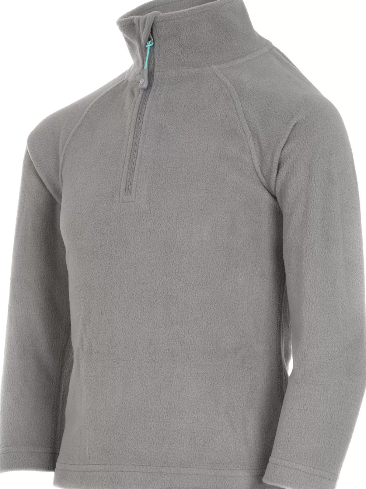 * Fleeces< Warm Girls Zip Micro Fleece Dove Grey